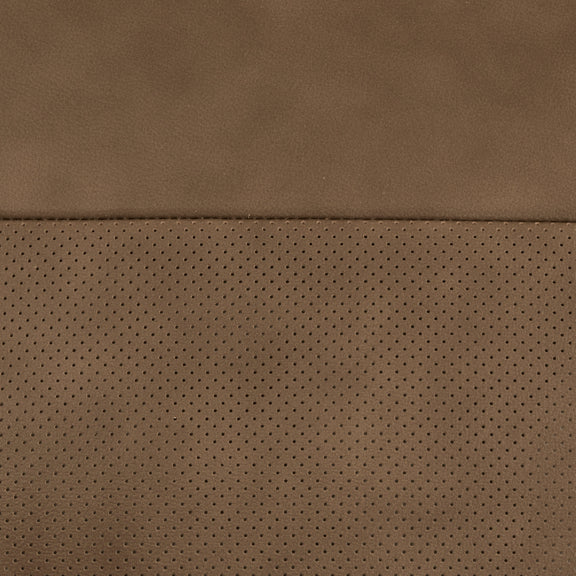 Cali 80" Brown Leather Modular Loveseat - Image 7
