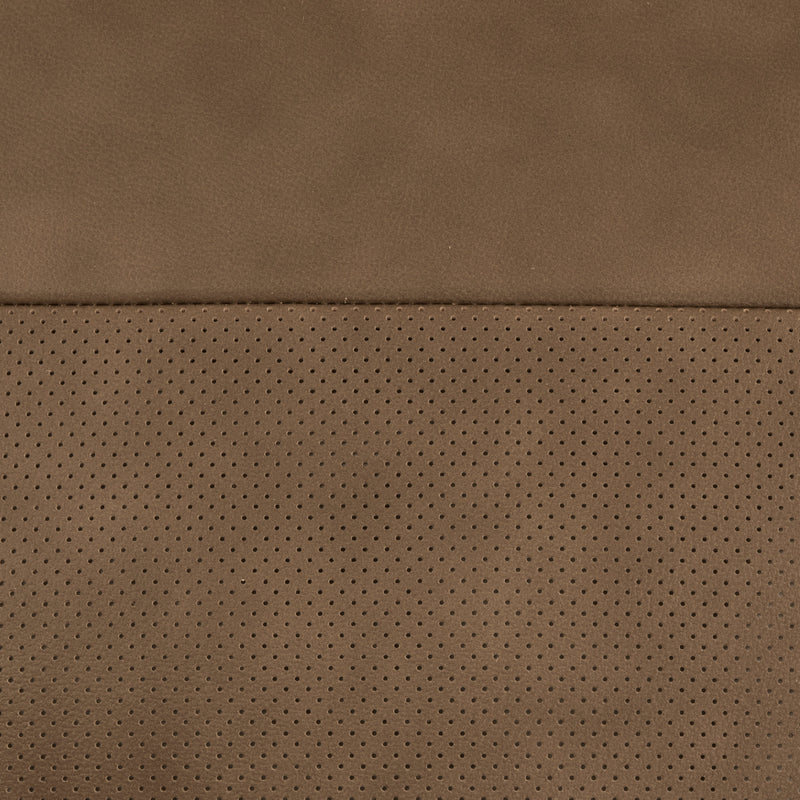 Cali 80" Brown Leather Modular Loveseat - Image 7