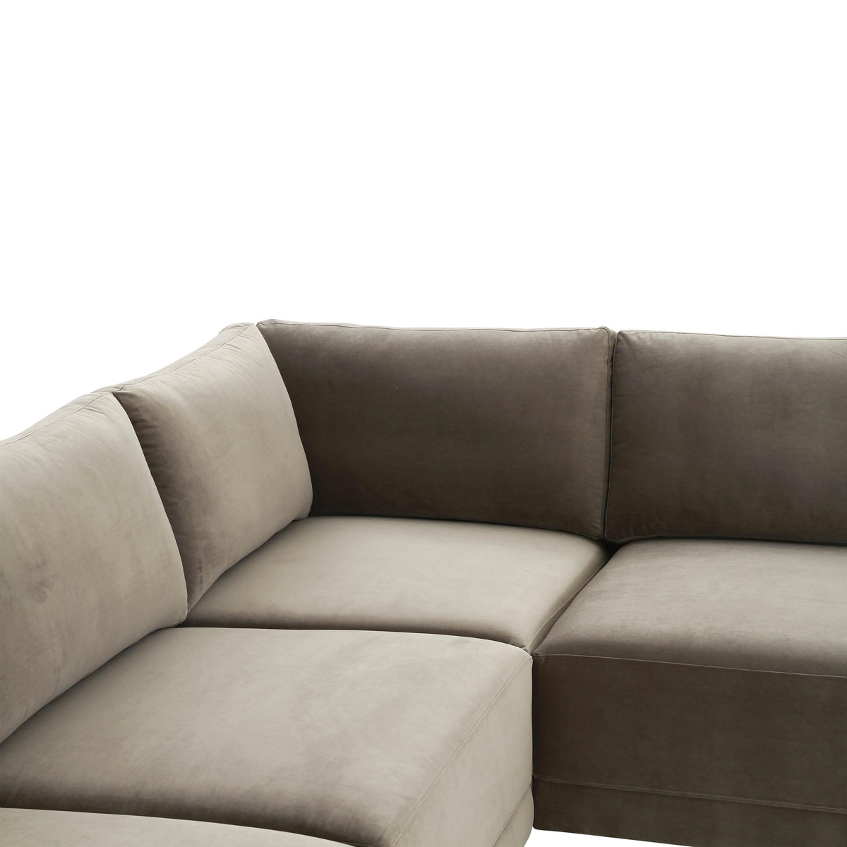 Willow 5 Piece Performance Velvet Modular L Sectional - Image 5