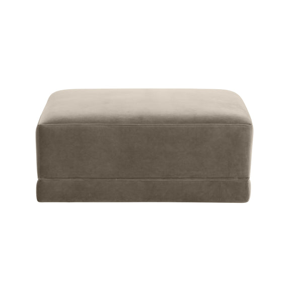 Willow Performance Velvet Modular Ottoman - Image 3