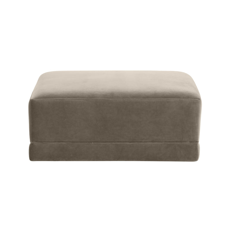 Willow Performance Velvet Modular Ottoman - Image 3