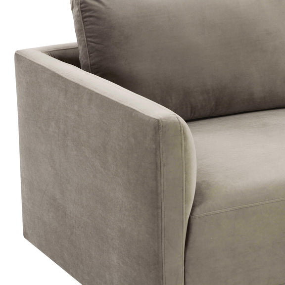 Willow 74" Performance Velvet Modular Loveseat - Image 5