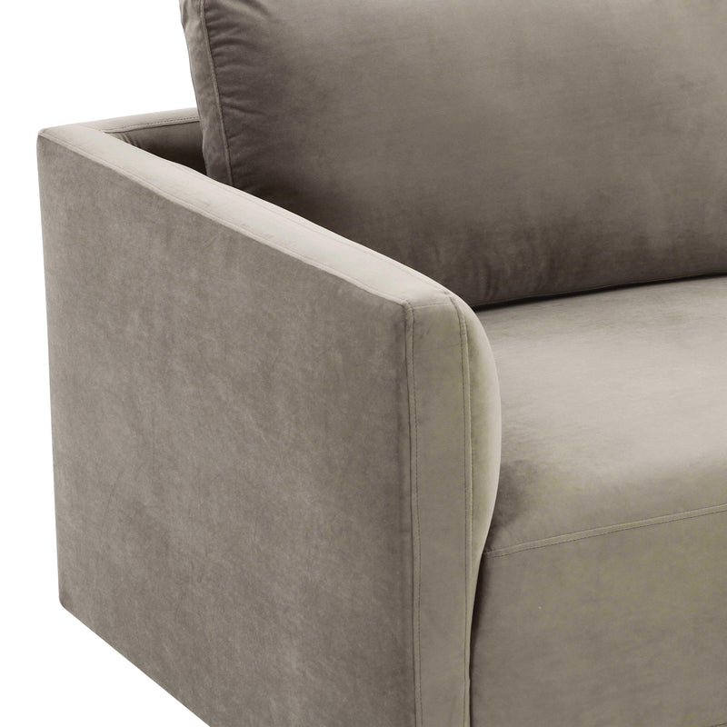 Willow 74" Performance Velvet Modular Loveseat - Image 5