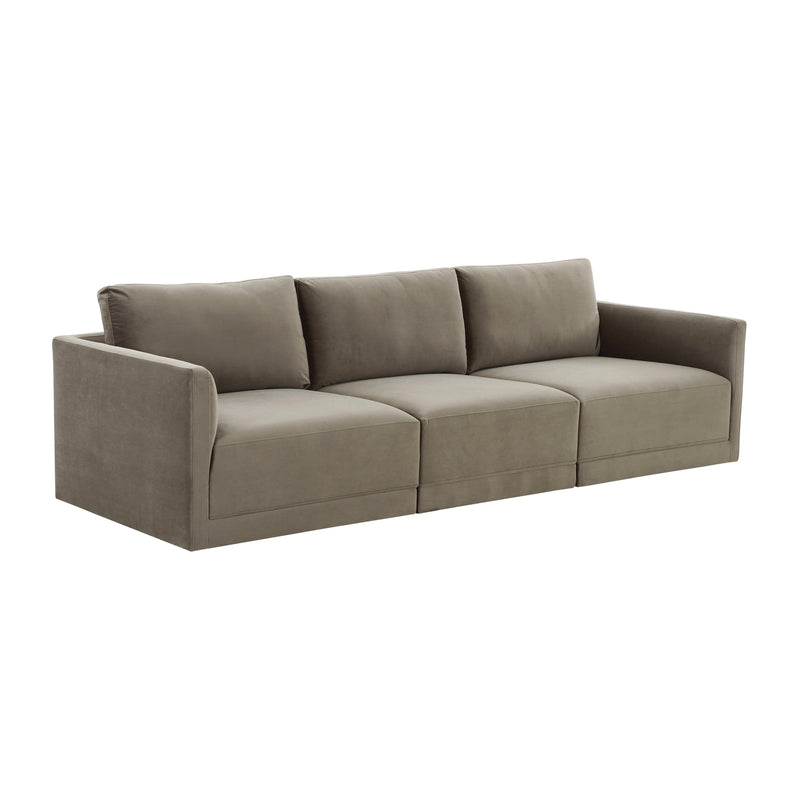 Willow 105" Performance Velvet Modular Sofa