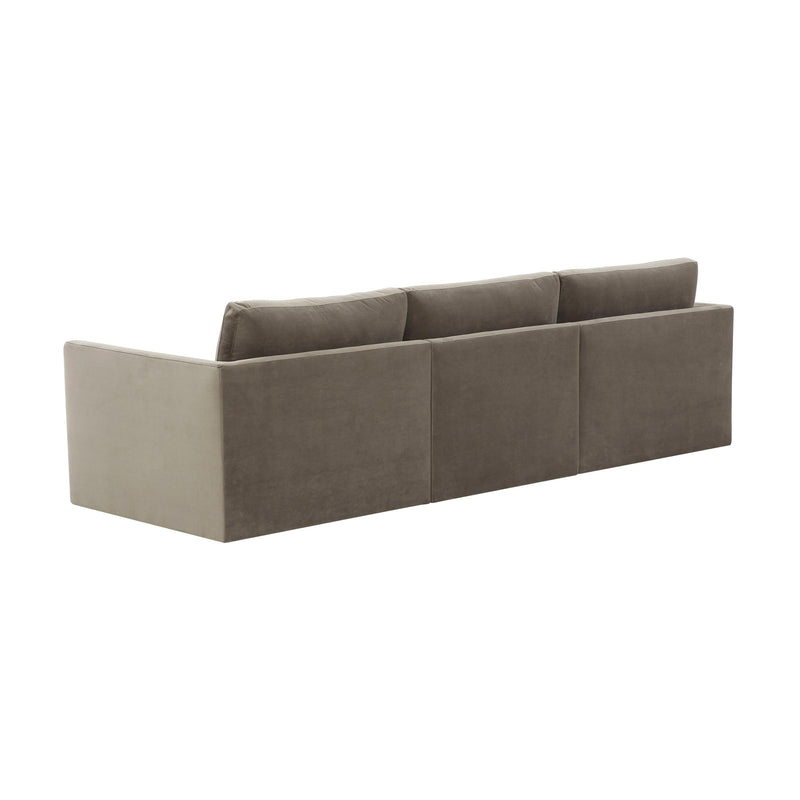 Willow 105" Performance Velvet Modular Sofa - Image 4