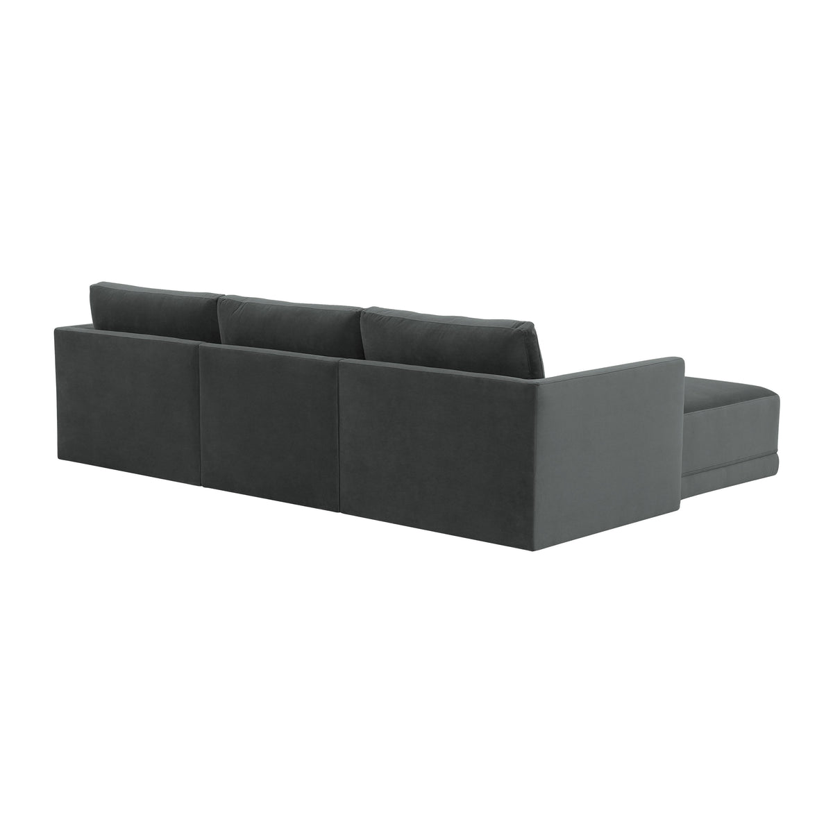 Willow 4 Piece Performance Velvet Modular Sectional - Image 10