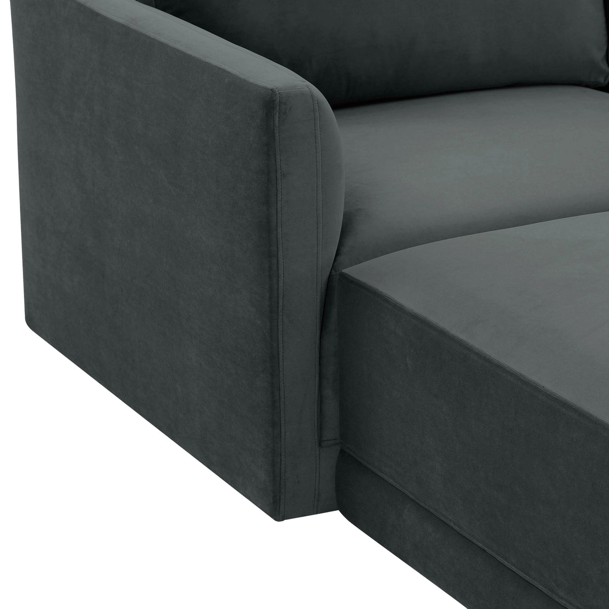 Willow 4 Piece Performance Velvet Modular Sectional - Image 11
