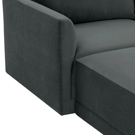 Willow 4 Piece Performance Velvet Modular Sectional - Image 11