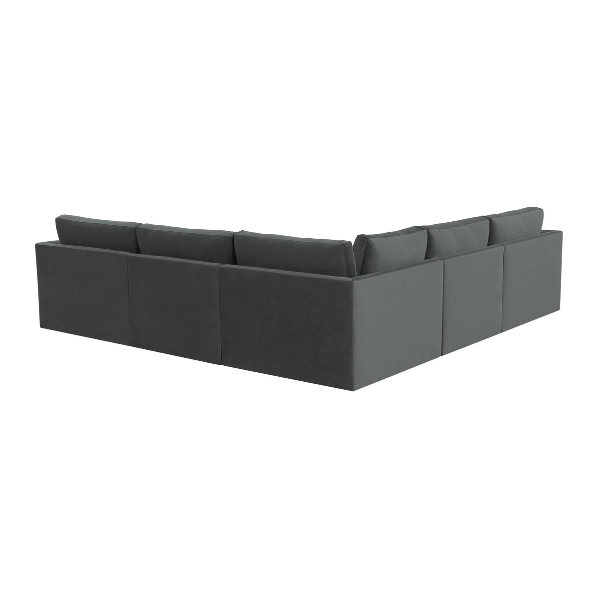 Willow 5 Piece Performance Velvet Modular L Sectional - Image 10
