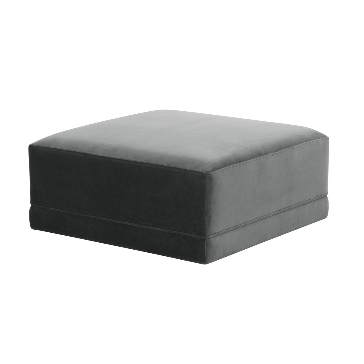 Willow Performance Velvet Modular Ottoman - Image 5