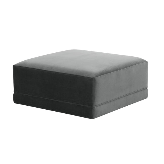 Willow Performance Velvet Modular Ottoman - Image 5
