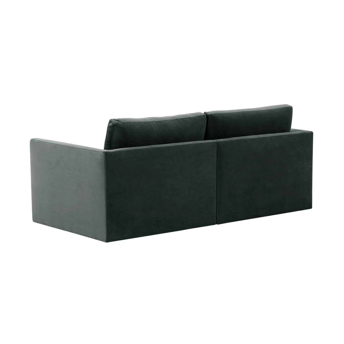 Willow 74" Performance Velvet Modular Loveseat - Image 10