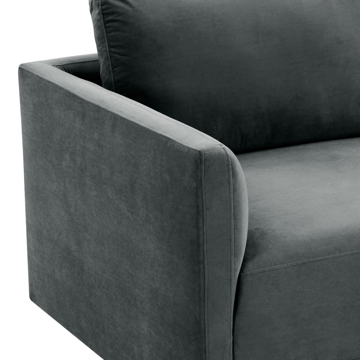 Willow 74" Performance Velvet Modular Loveseat - Image 11