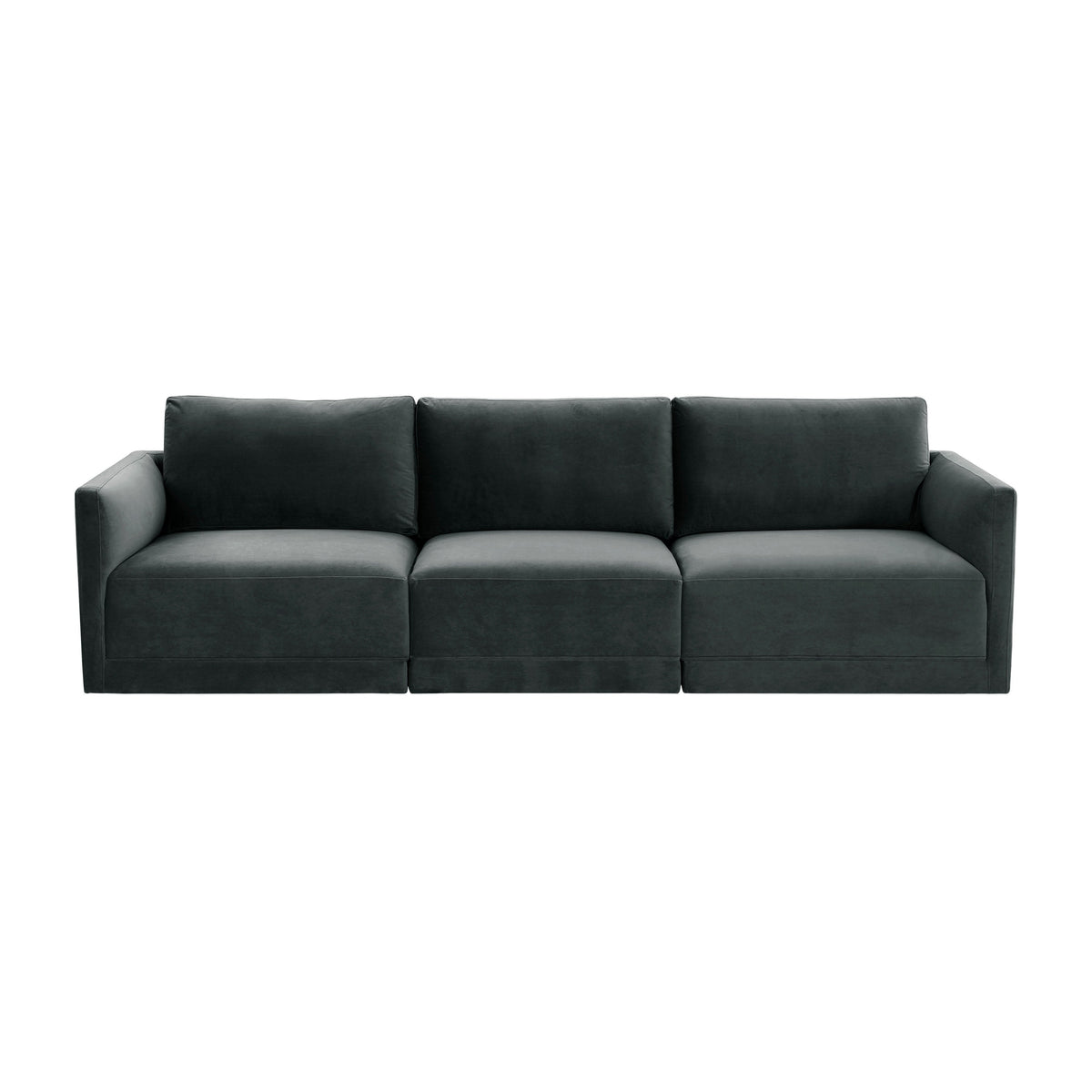 Willow 105" Performance Velvet Modular Sofa - Image 9