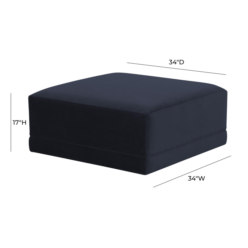 Willow Performance Velvet Modular Ottoman - Image 12