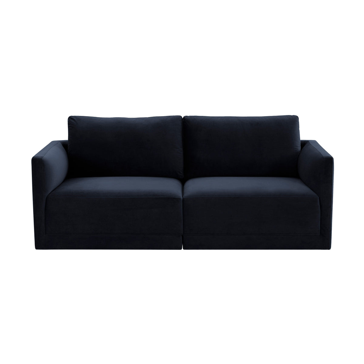 Willow 74" Performance Velvet Modular Loveseat - Image 15