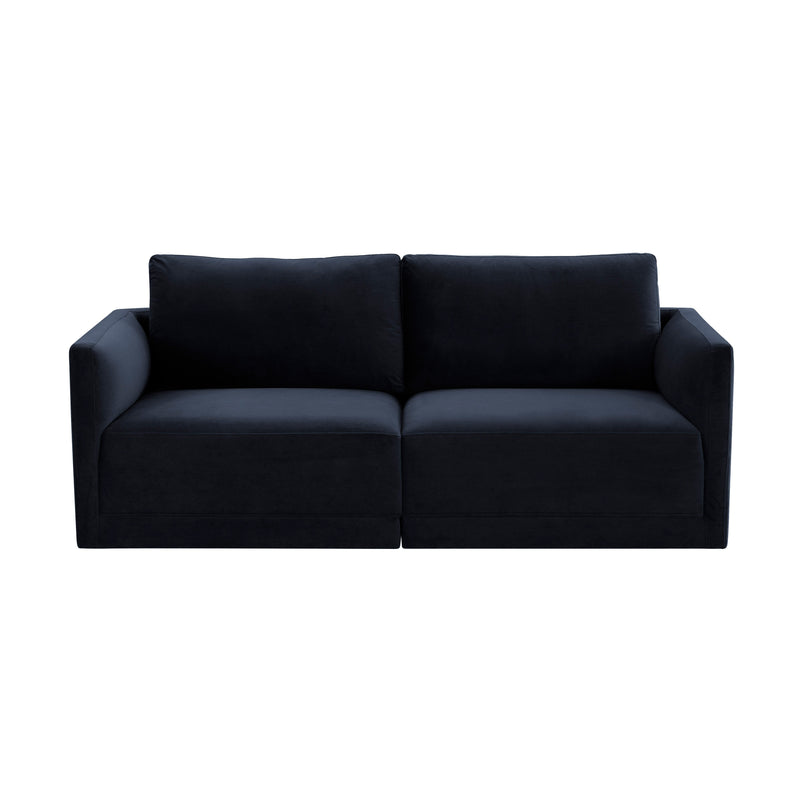 Willow 74" Performance Velvet Modular Loveseat - Image 15
