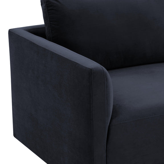 Willow 74" Performance Velvet Modular Loveseat - Image 17