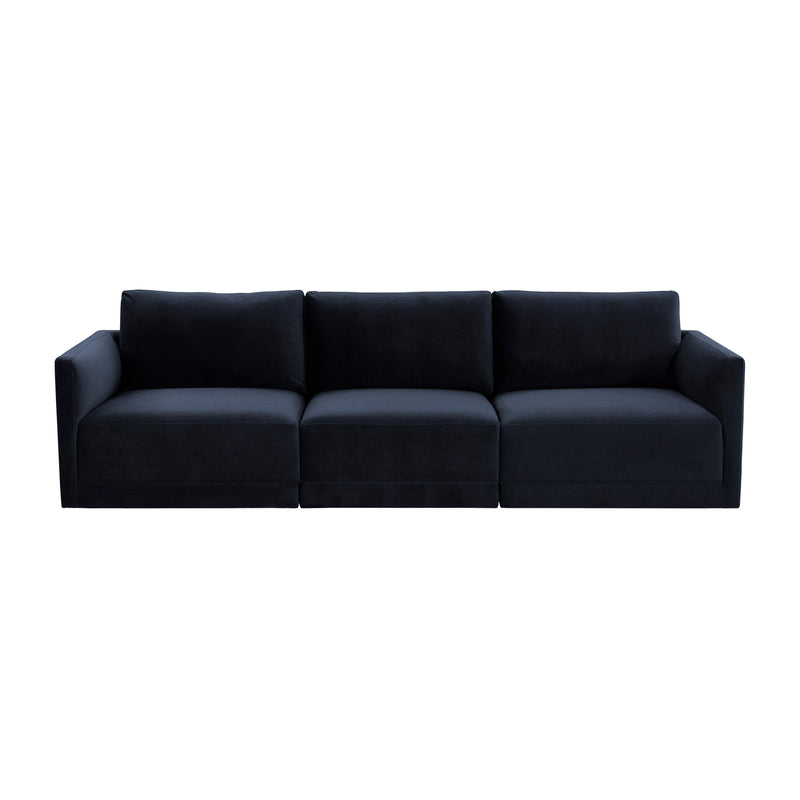 Willow 105" Performance Velvet Modular Sofa - Image 14