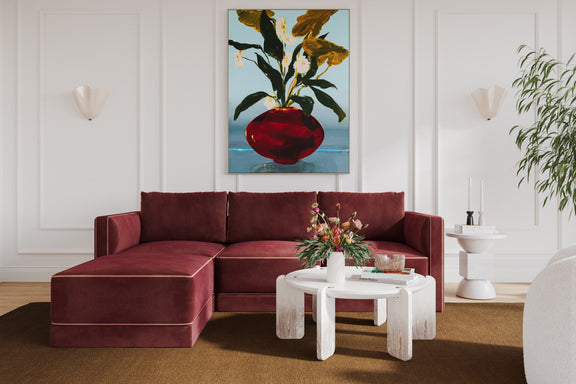 Willow 4 Piece Performance Velvet Modular Sectional - Image 20