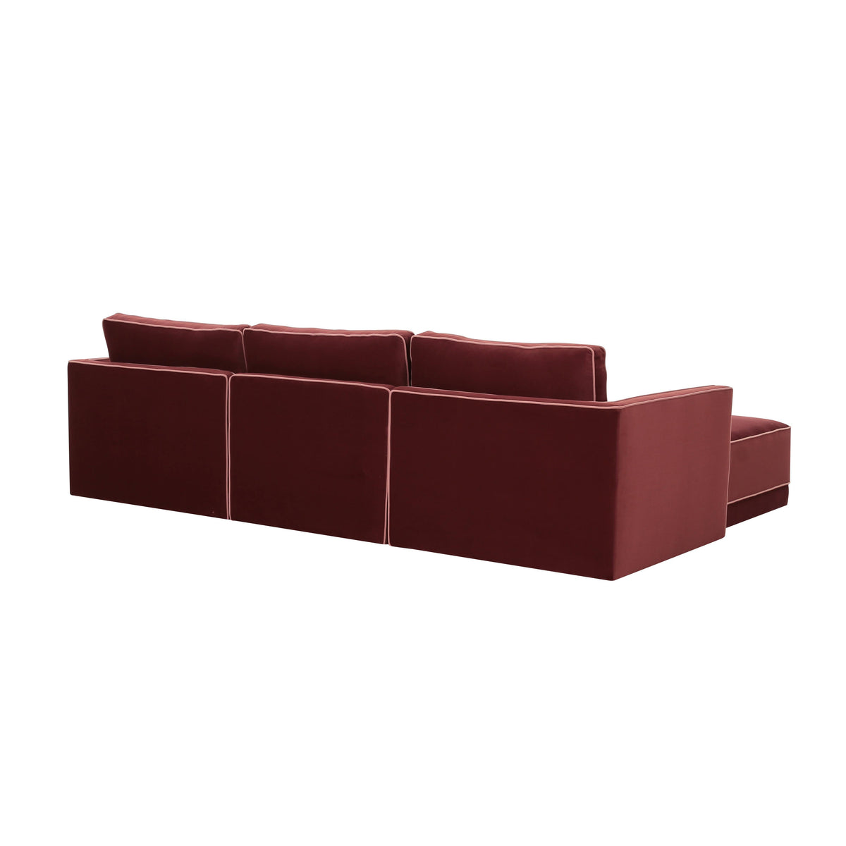 Willow 4 Piece Performance Velvet Modular Sectional - Image 22