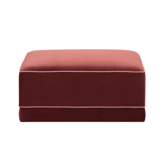 Willow Performance Velvet Modular Ottoman - Image 13