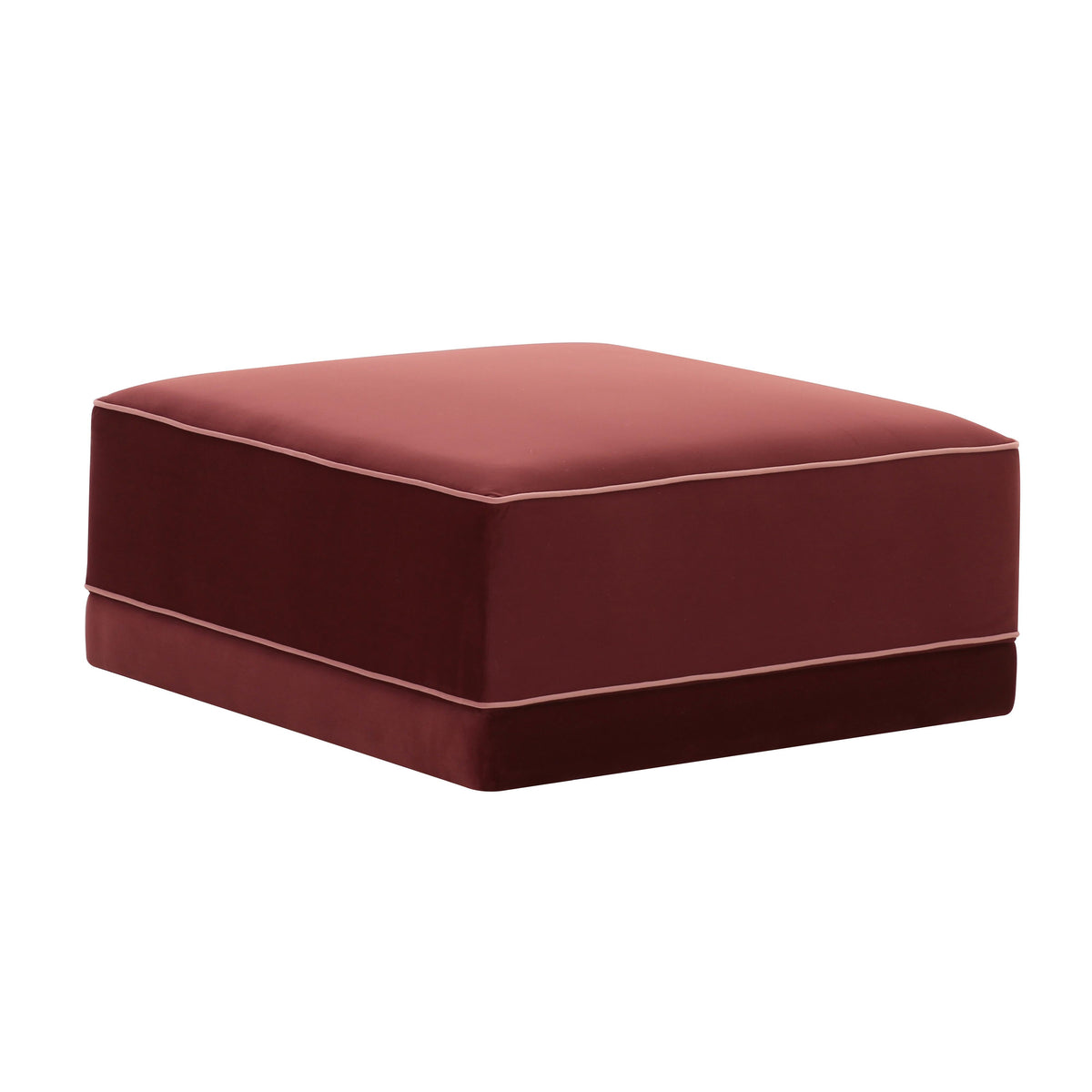 Willow Performance Velvet Modular Ottoman - Image 14