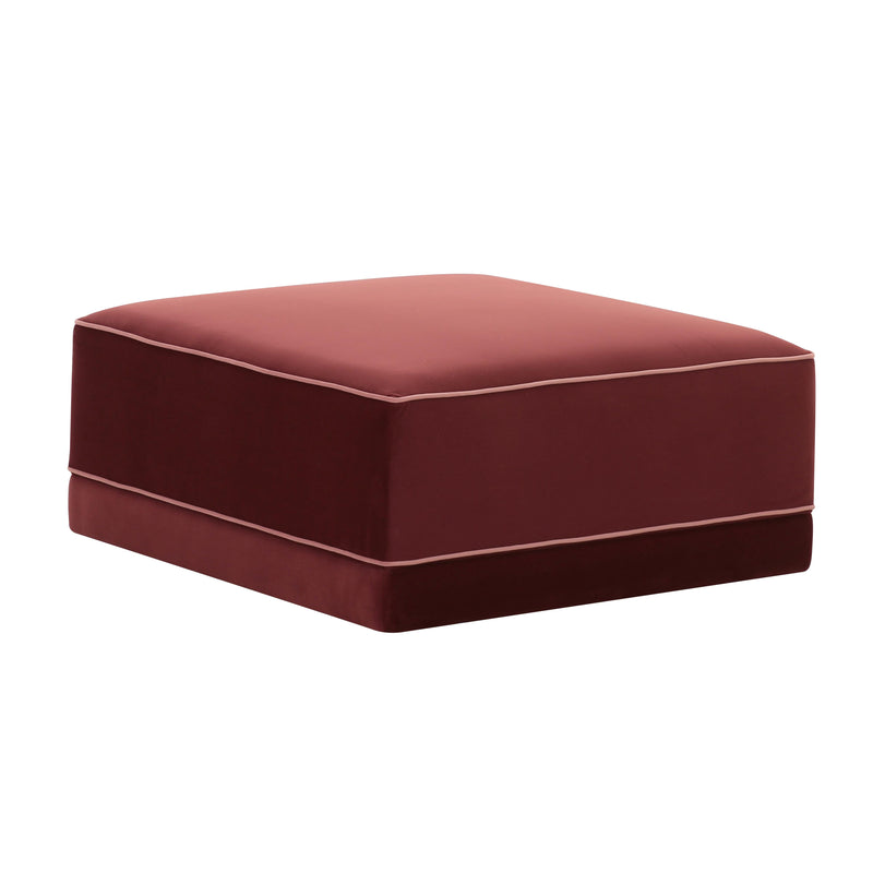 Willow Performance Velvet Modular Ottoman - Image 14