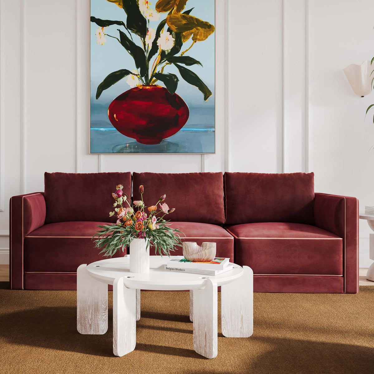 Willow 105" Performance Velvet Modular Sofa - Image 20