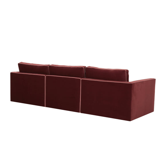 Willow 105" Performance Velvet Modular Sofa - Image 23