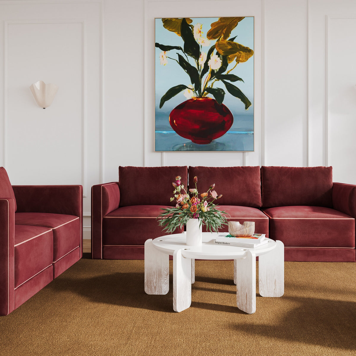 Willow 105" Performance Velvet Modular Sofa - Image 24