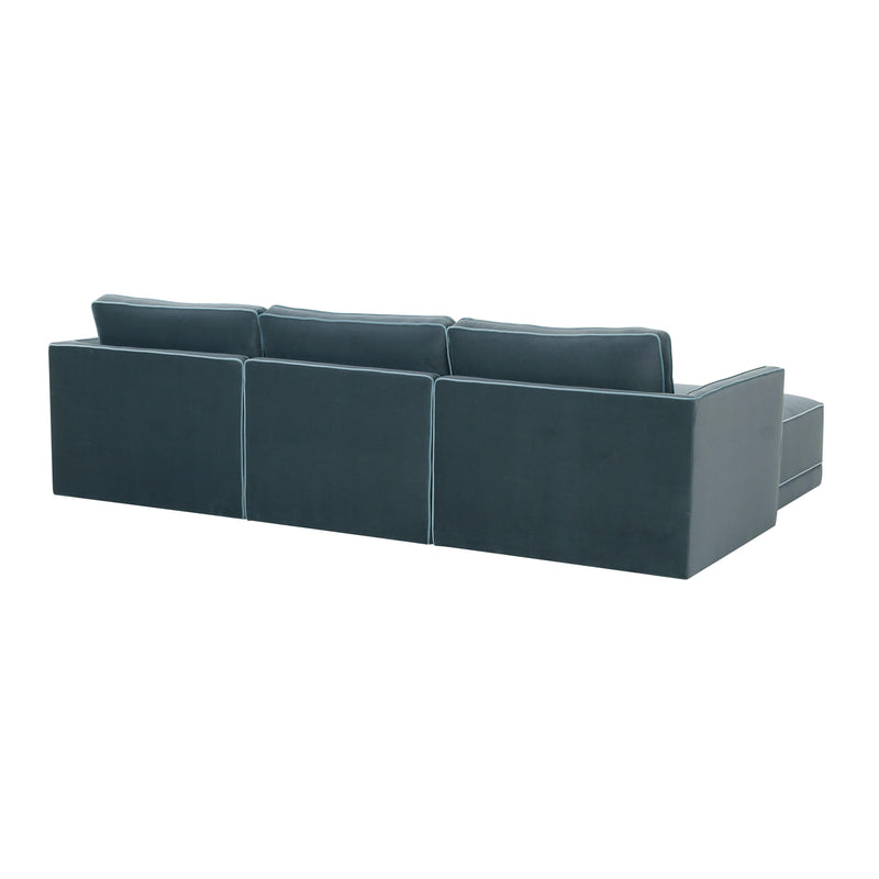 Willow 4 Piece Performance Velvet Modular Sectional - Image 24