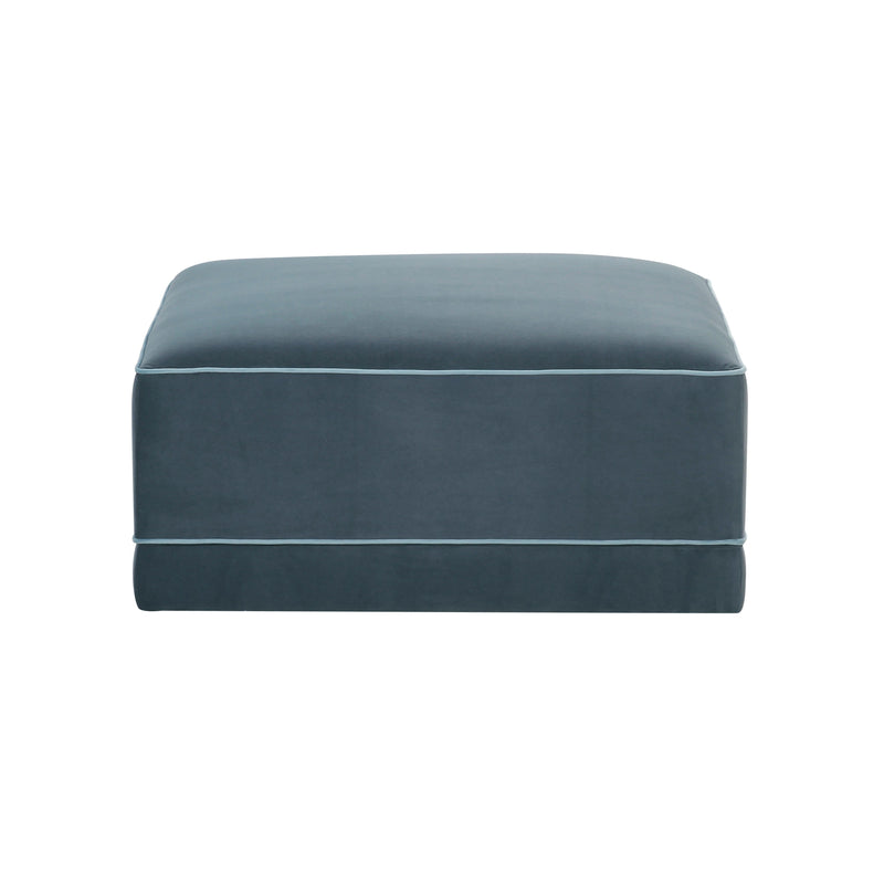 Willow Performance Velvet Modular Ottoman - Image 16