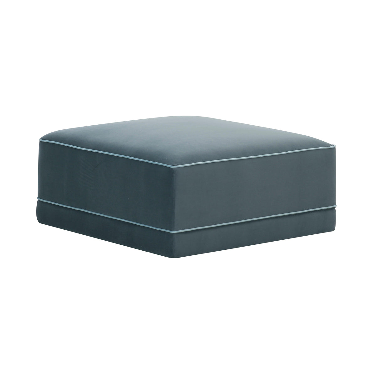 Willow Performance Velvet Modular Ottoman - Image 17