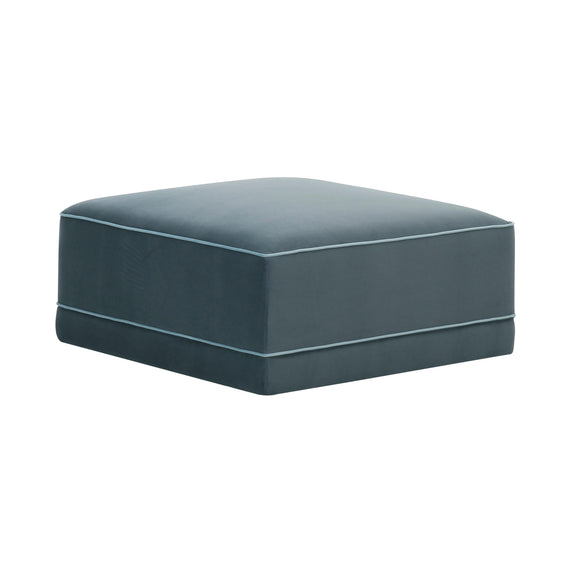 Willow Performance Velvet Modular Ottoman - Image 17