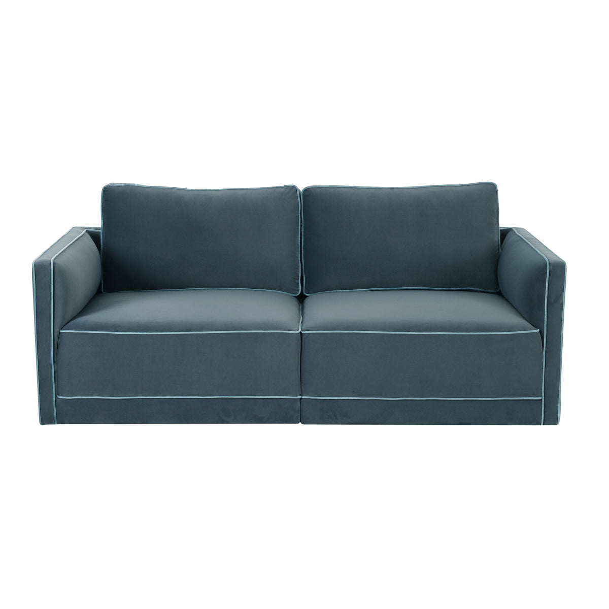 Willow 74" Performance Velvet Modular Loveseat - Image 25