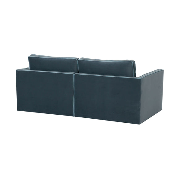 Willow 74" Performance Velvet Modular Loveseat - Image 28