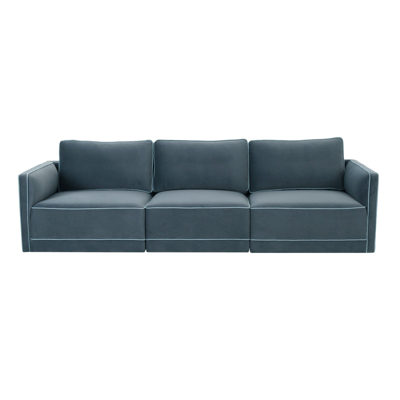 Willow 105" Performance Velvet Modular Sofa - Image 26