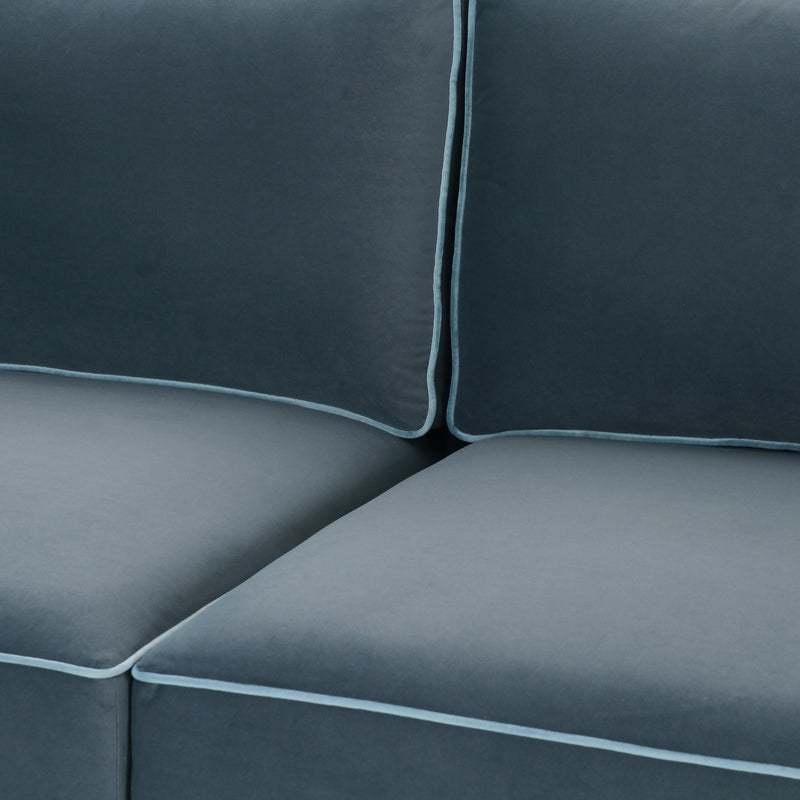 Willow 105" Performance Velvet Modular Sofa - Image 30
