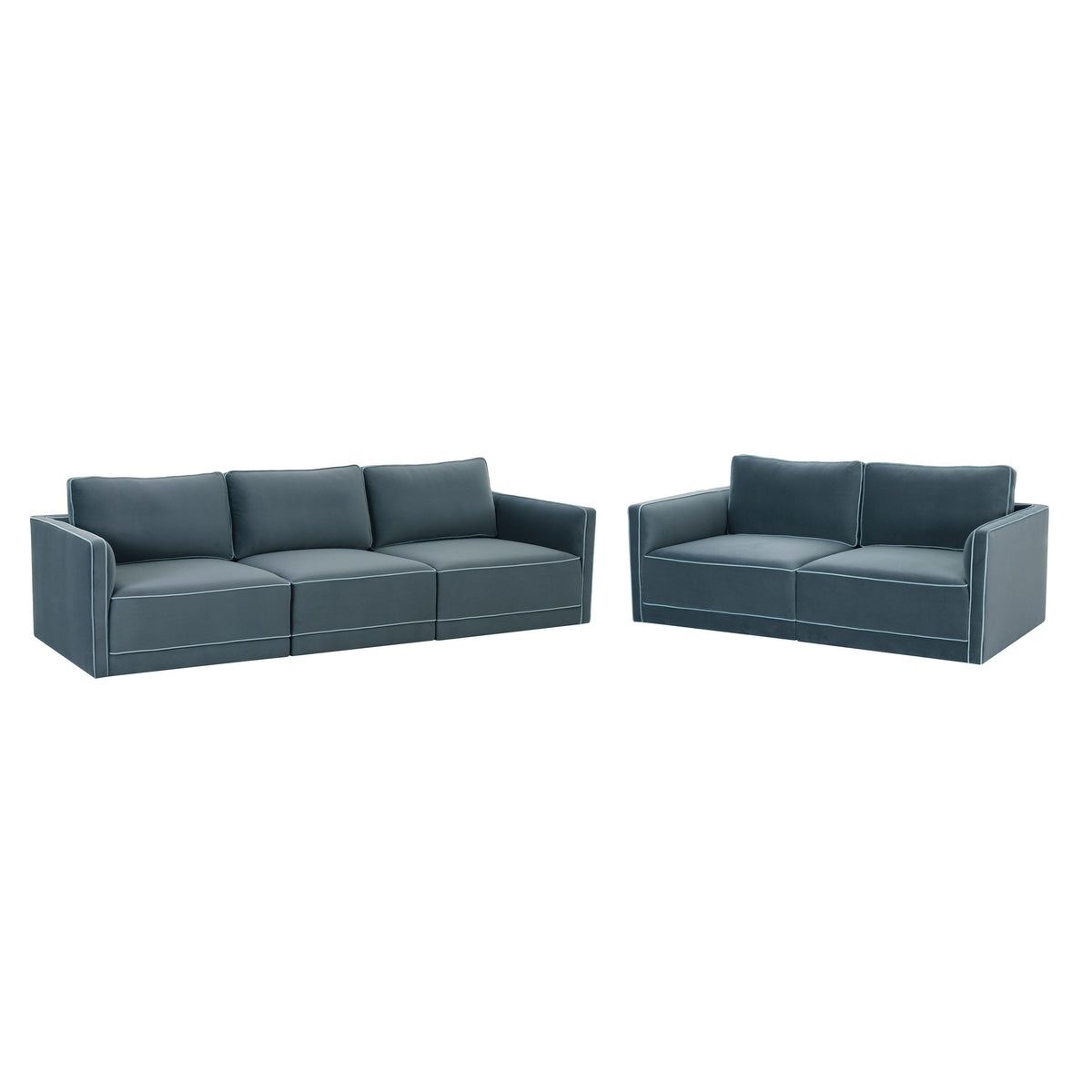 Willow 105" Performance Velvet Modular Sofa - Image 31