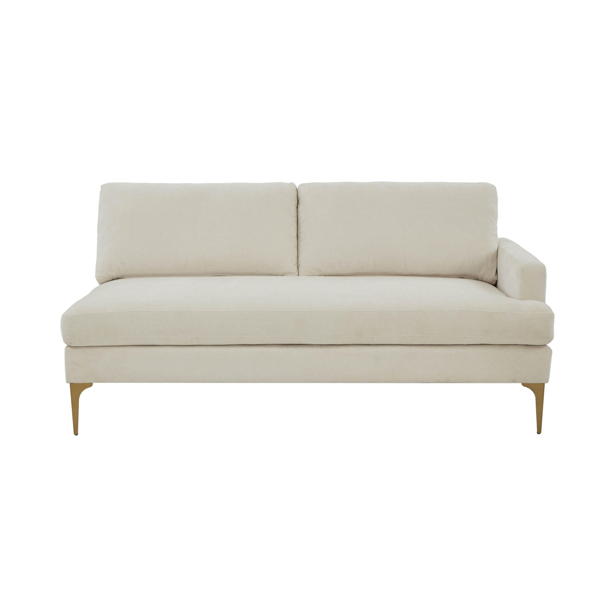 Serena 68" Performance Velvet Modular Loveseat - Image 2