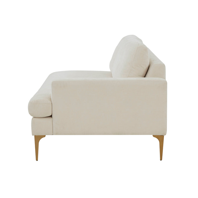 Serena 68" Performance Velvet Modular Loveseat - Image 4