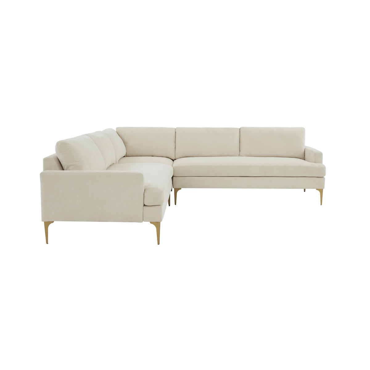 Serena 3 Piece Performance Velvet L Sectional