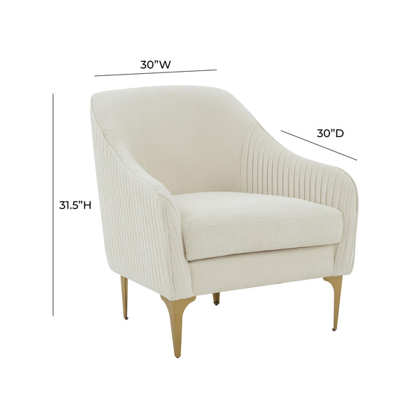 Serena Performance Velvet Accent Chair - Image 6