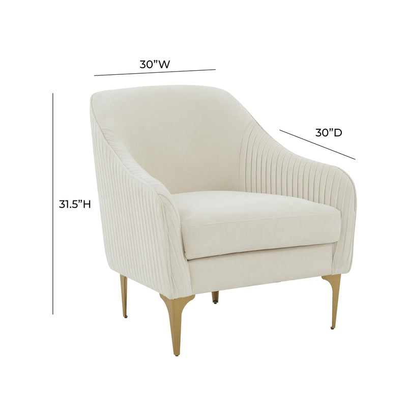 Serena Performance Velvet Accent Chair - Image 6