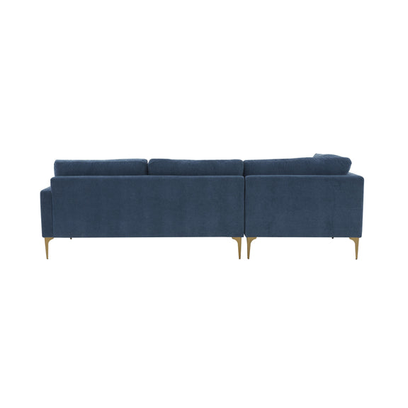 Serena 3 Piece Performance Velvet Chaise Sectional - Image 22