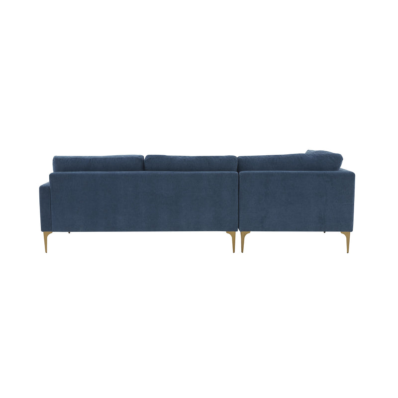 Serena 3 Piece Performance Velvet Chaise Sectional - Image 22