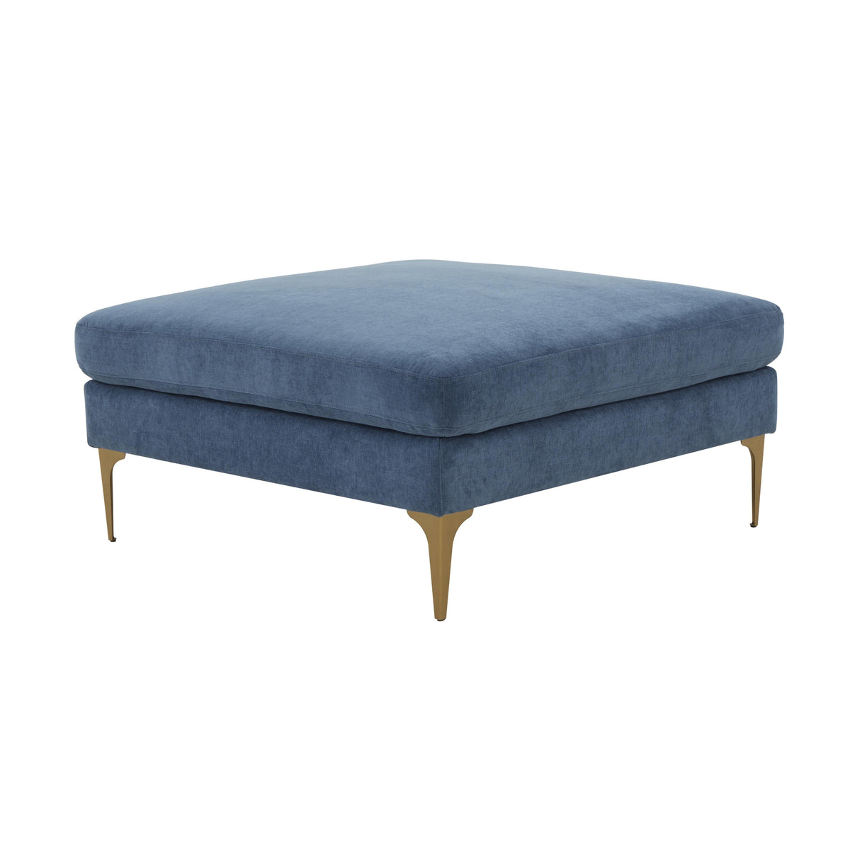 Serena Performance Velvet Ottoman - Image 4