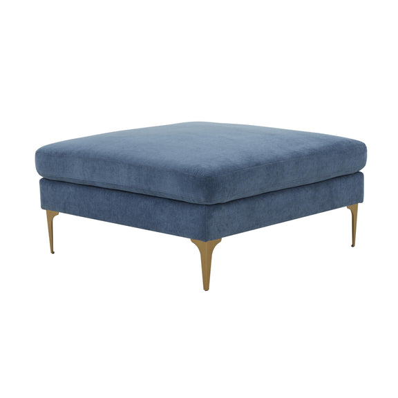 Serena Performance Velvet Ottoman - Image 4