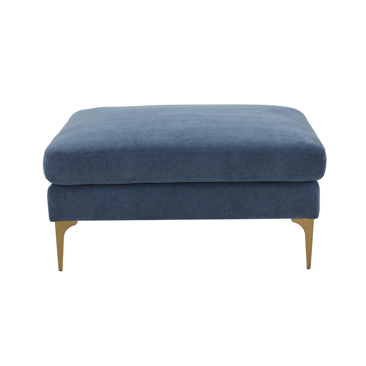 Serena Performance Velvet Ottoman - Image 5